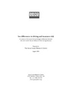 Sex differences in driving  - download the full report in pdf format